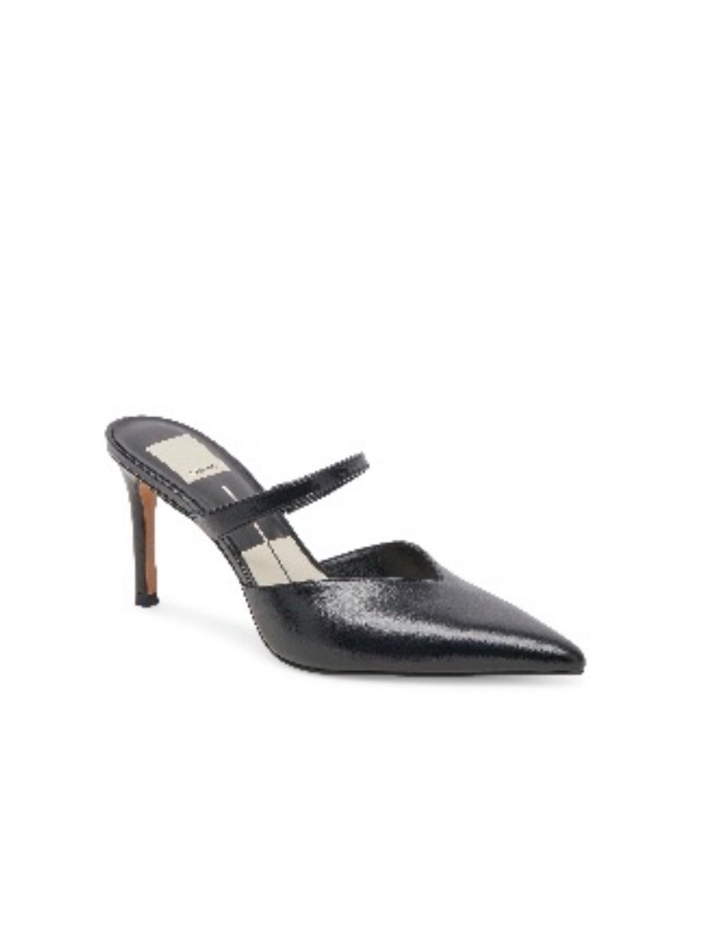 Dolce Vita Kanika Pointed Toe Mule Pump in Black Patent